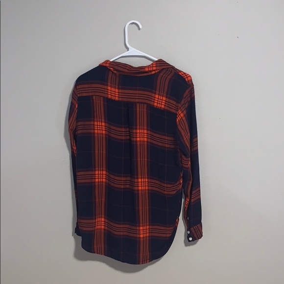 Missimo Boyfriend Fit Red/Blue Plaid Button-Up- M - Picture 2 of 3